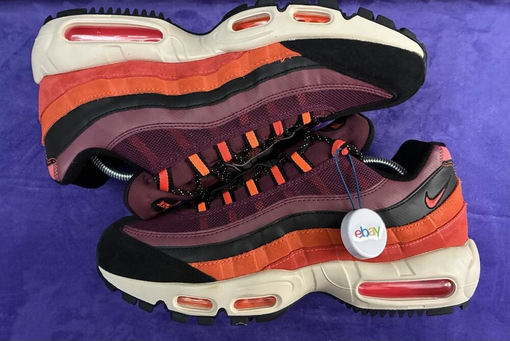 Nike Air Max 95 Utility Sneakers Men's Size 11 Villain Red CI3670-600